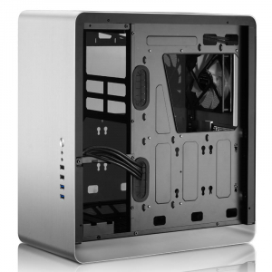 Jonsbo UMX4 Silver (Window version) táp nélküli ablakos ház ezüst